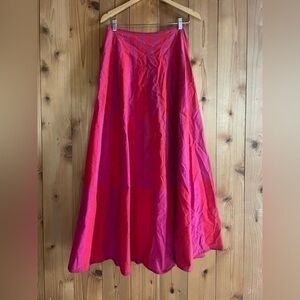 vintage josefa cotton patchwork stripe full maxi skirt💃